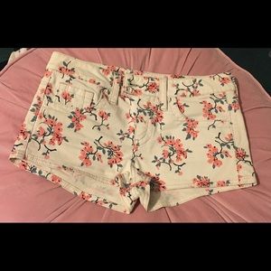 RED Valentino Floral Denim Shorts